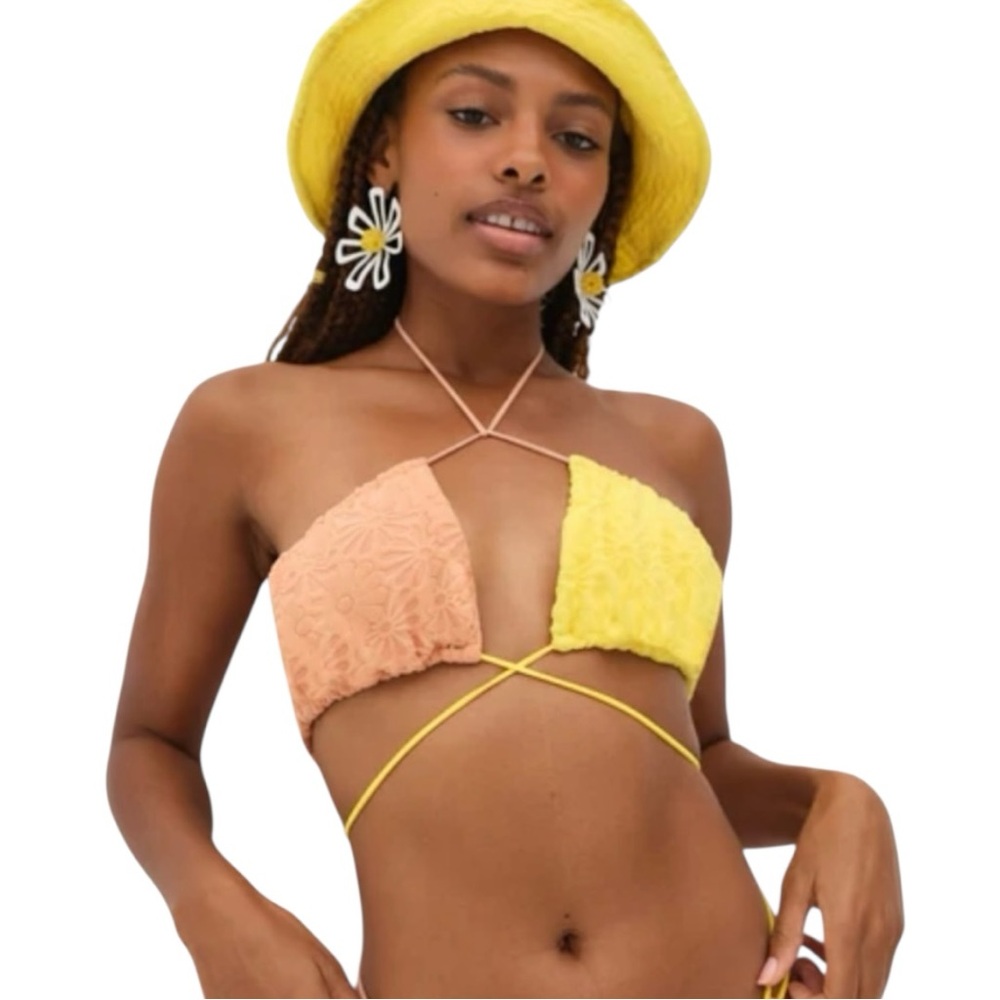 For Love And Lemons Coraline Bikini Top NWT Size XL